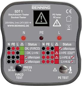 Benning Steckdosentester SDT 1