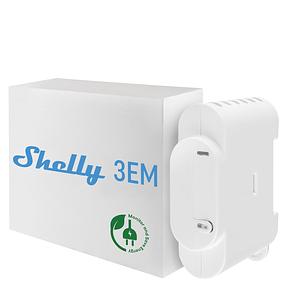 Shelly 3EM WLAN 3-Kanal Energiemesser mit Relaissteuerung