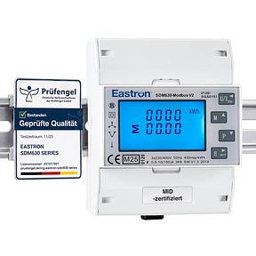 EASTRON SDM630 MODBUS-MID Stromzähler Hutschiene, 1/3-Phasen