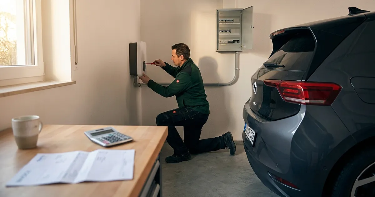 Wallbox Steuer absetzen: Was als Handwerkerleistung wirklich zählt